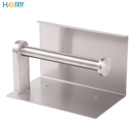 Kệ đựng cuộn giấy vệ sinh có mái che dán tường inox 304 Hobby Home Decor G3
