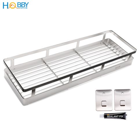 Kệ đựng gia vị inox 304 dán tường Hobby home decor KGV size tùy chọn