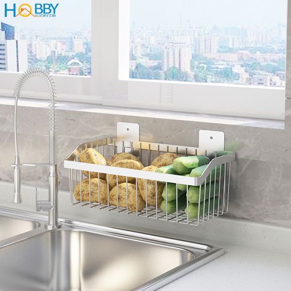 Kệ để gia vị rau củ quả dán tường inox 304 Hobby home decor KTC - HOBBY ...