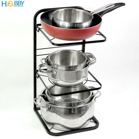 Kệ để nắp vung xoang nồi nhiều tầng tùy chọn HOBBY Home Decor KNV1