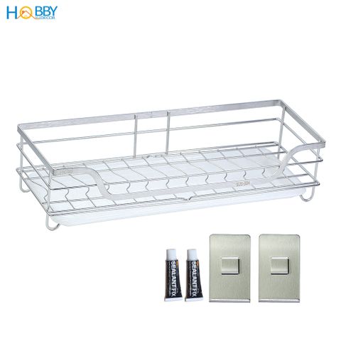 Kệ đựng chén dán tường nhà bếp inox 304 Hobby Home Decor KCH