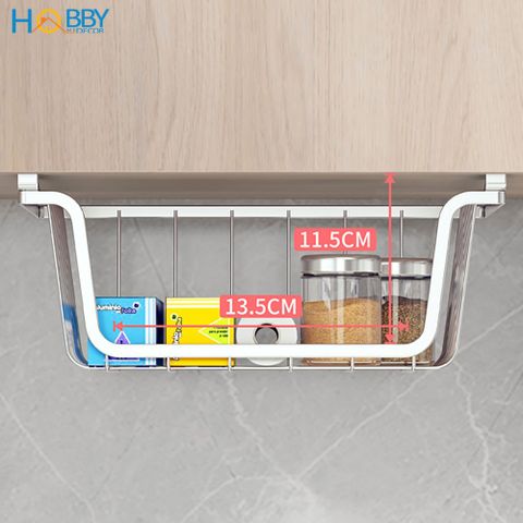 Kệ đựng đồ nhà bếp gắn vào thành tủ bếp inox 304 Hobby Home Decor GTGC