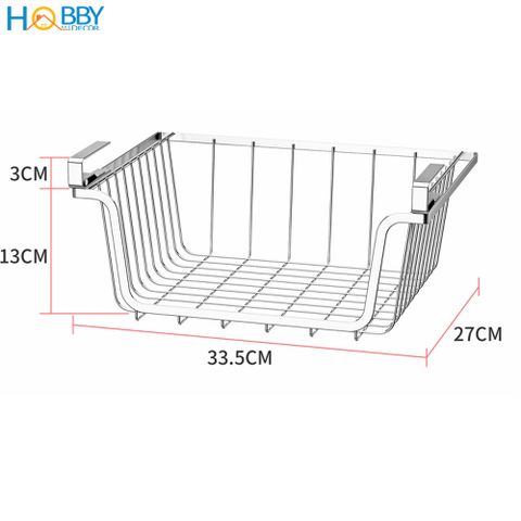 Kệ đựng đồ nhà bếp gắn vào thành tủ bếp inox 304 Hobby Home Decor GTGC