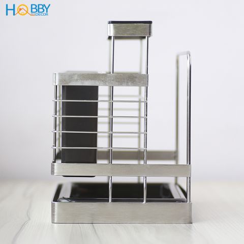 Kệ đựng đũa muỗng dao thớt đa năng inox 304 Hobby home decor KDMT
