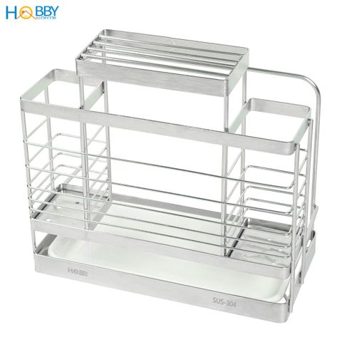 Kệ đựng đũa muỗng dao thớt đa năng inox 304 Hobby Home Decor KDMT4