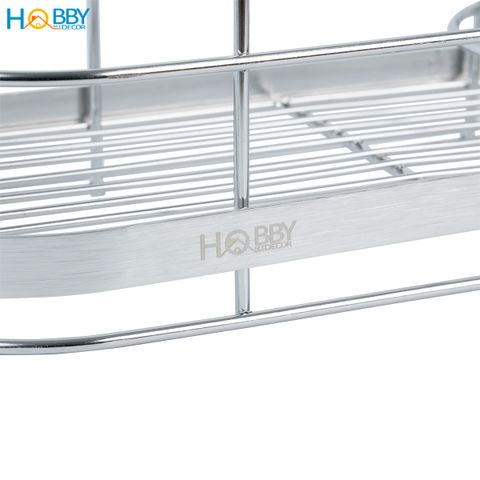 Kệ đựng đồ rửa chén chổi cọ gác bồn inox 304 Hobby home decor KRC13