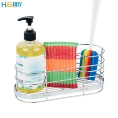 Kệ đựng đồ rửa chén chổi cọ gác bồn inox 304 Hobby home decor KRC13