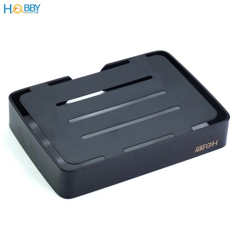 Kệ đựng xà phòng Inox 304 sơn đen Hobby Home Decor SB8 dán hoặc khoan