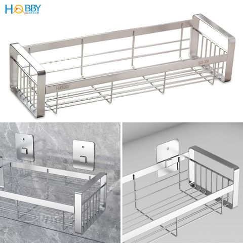 Kệ đựng gia vị Inox 304 dán tường Hobby home decor GV2 2 size tùy chọn