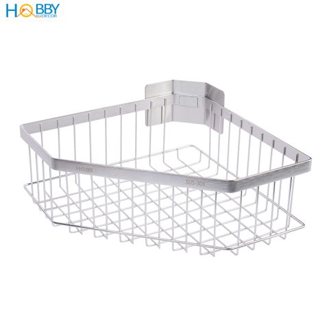 Kệ góc đựng gia vị bếp đa năng inox 304 dán tường HOBBY Home Decor KGT