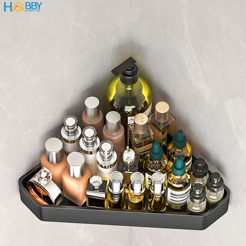 Kệ góc tường đa năng dán tường bằng nhôm Hobby home decor KG