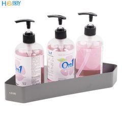 Kệ góc tường đa năng dán tường bằng nhôm Hobby home decor KG