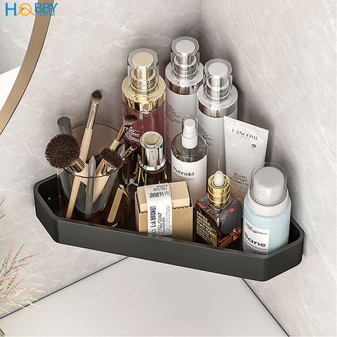 Kệ góc tường đa năng dán tường bằng nhôm Hobby home decor KG