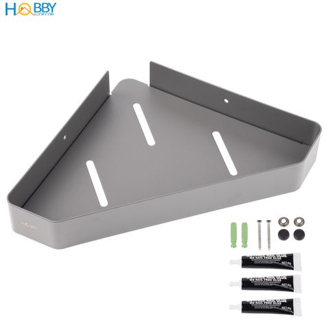 Kệ góc tường đa năng dán tường bằng nhôm Hobby home decor KG