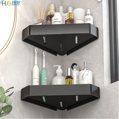 Kệ góc tường đa năng dán tường bằng nhôm Hobby home decor KG