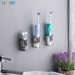 Kệ để bàn chải kem đánh răng dán tường kiểu đơn Hobby Home Decor DK1