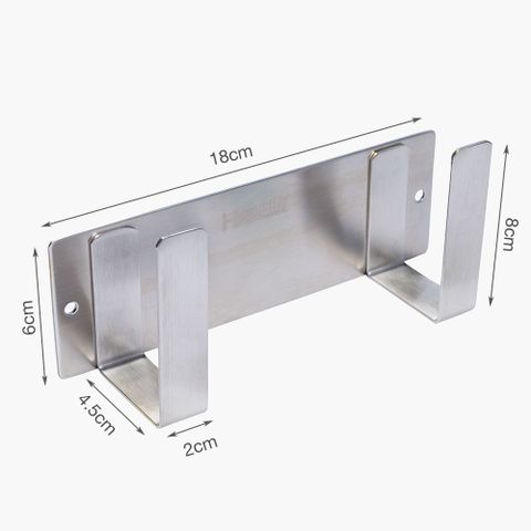 Giá treo vung nồi thớt inox 304 dán tường Hobby home decor TT01