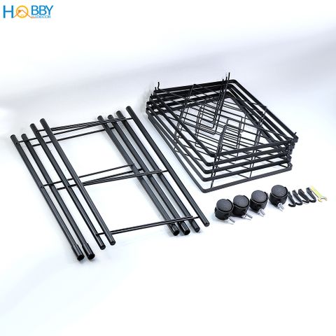 Kệ đựng xoang nồi dụng cụ nhà bếp 5 tầng Hobby Home Decor KB5T có bánh xe