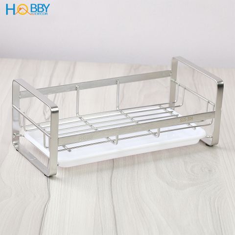 Kệ đựng dụng cụ rửa chén dán tường inox 304 Hobby Home Decor KRC6