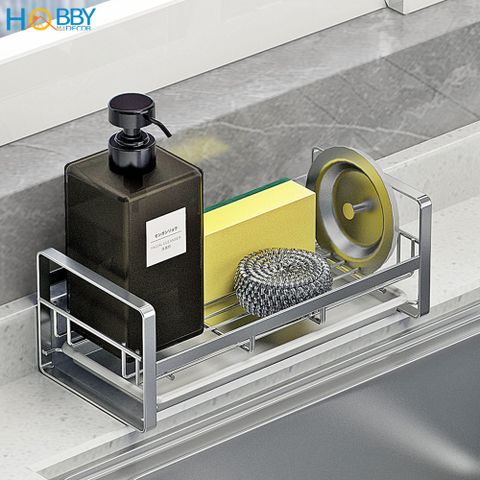 Kệ đựng dụng cụ rửa chén dán tường inox 304 Hobby Home Decor KRC6