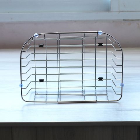 Khay để bát đĩa gác chậu rửa co giãn inox 304 Hobby Home Decor KDC1