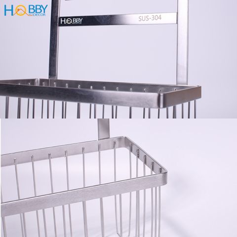 Rổ đựng gia vị gắn cánh cửa tủ bếp inox 304 HOBBY home decor TB3