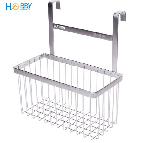 Rổ đựng gia vị đồ dùng gắn cánh cửa tủ bếp Hobby home decor TB3 Inox 304