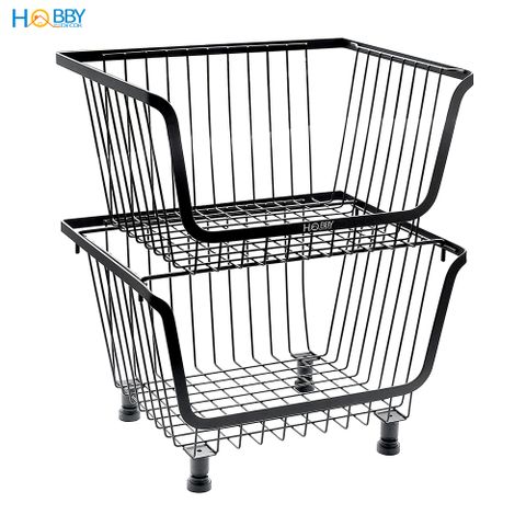 Kệ rổ đựng đồ nhà bếp đa năng nhiều tầng di động HOBBY Home Decor KRNT