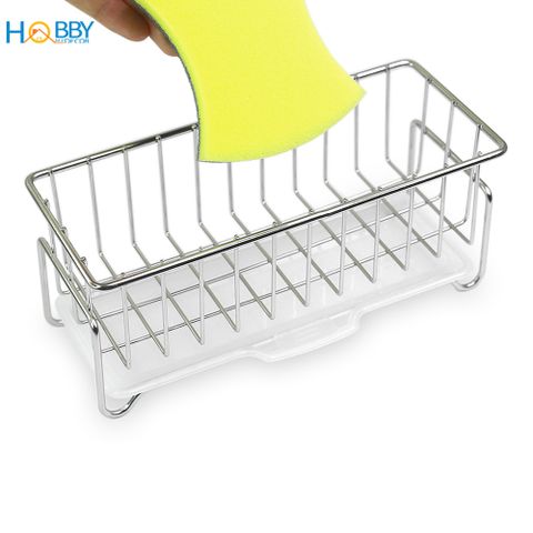Kệ để đồ rửa chén bát gác trên bồn rửa inox 304 Hobby Home Decor KRC5