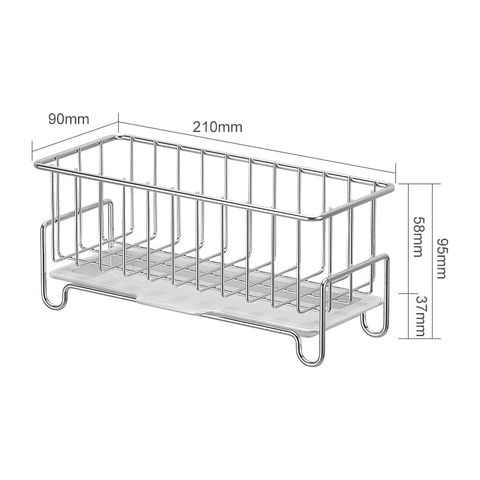 Kệ để đồ rửa chén bát gác trên bồn rửa inox 304 Hobby Home Decor KRC5