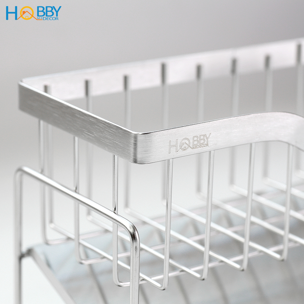 Kệ rổ để đồ rửa chén gác bồn rửa chén inox 304 Hobby home decor KRC8 ...