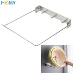 Giá treo thau chậu gắn tường Hobby home decor GTT inox 304 có keo dán