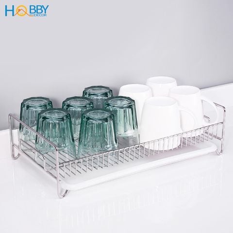 Kệ khay úp ly chén trái cây trên kệ bếp Hobby Home Decor KUL41 có khay