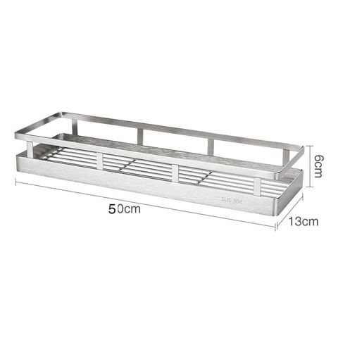 Kệ đựng gia vị inox 304 dán tường Hobby home decor KGV size tùy chọn