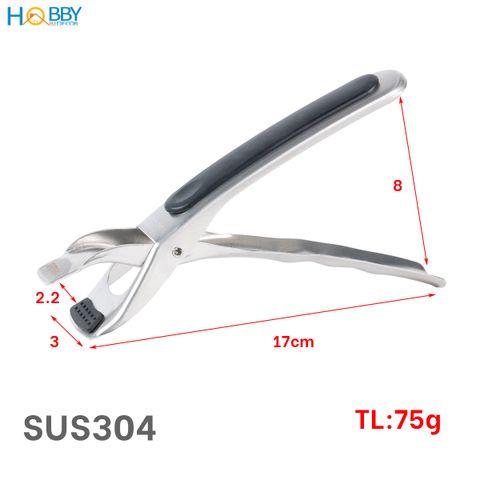 Kẹp bát đĩa nhà bếp chống nóng tay cầm inox 304 Hobby home decor KI4