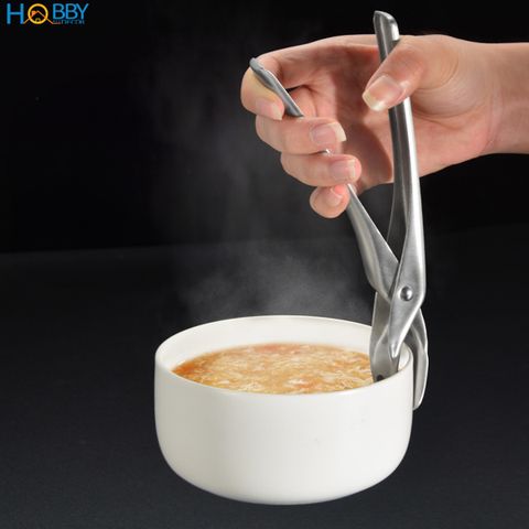 Kẹp gắp đồ nóng cán inox 304 Hobby home decor KI1