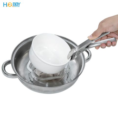 Kẹp gắp đồ nóng cán inox 304 Hobby home decor KI1