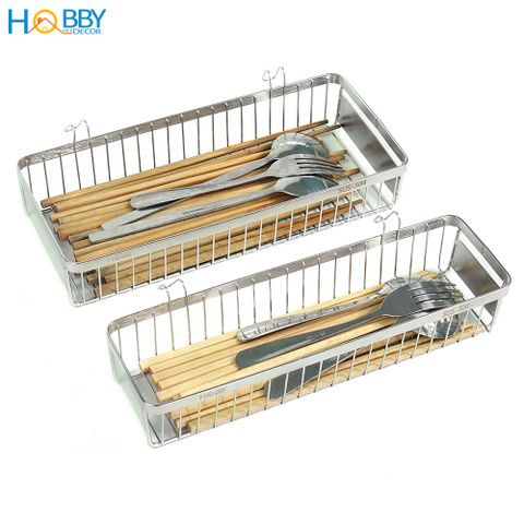 Khay đựng đũa muỗng cho ráo nước HOBBY Home Decor KM3-4 chuẩn Inox 304
