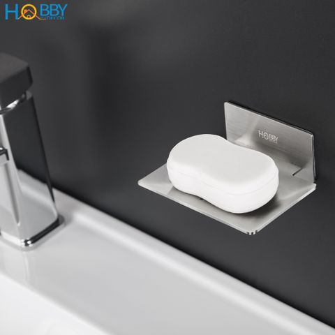 Khay đựng xà phòng dán tường inox 304 có keo dán Hobby Home Decor SB5
