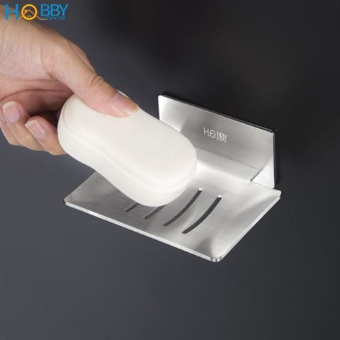 Khay đựng xà phòng dán tường inox 304 có keo dán Hobby Home Decor SB5