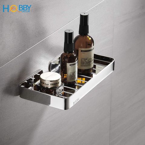 Khay đựng xà bông cục mẫu lớn inox 304 sơn đen Hobby home decor SB7