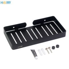Khay đựng xà bông cục mẫu lớn inox 304 sơn đen Hobby home decor SB7