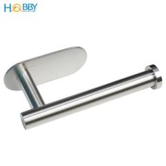 Móc treo cuộn giấy vệ sinh Inox 304 dán tường Hobby home decor G5