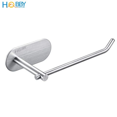 Kệ treo cuộn giấy vệ sinh dán tường Hobby Home Decor G8 inox 304 có keo dán