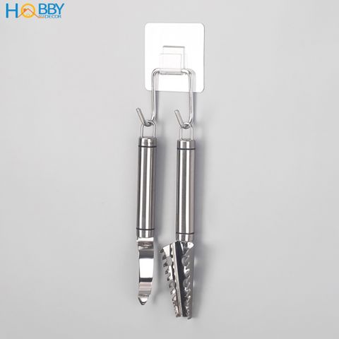Móc treo đồ bếp dán tường inox 304 bằng sticker Hobby home decor MTST