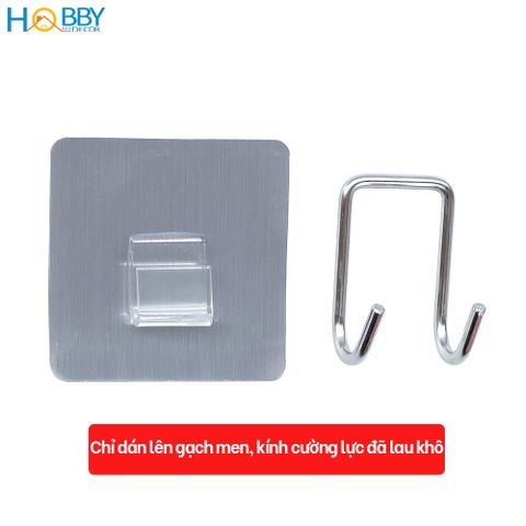 Móc treo đồ bếp dán tường inox 304 bằng sticker Hobby home decor MTST