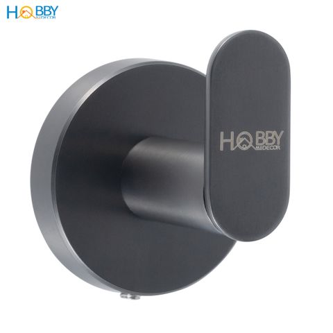 Móc treo đồ quần áo inox 304 sơn xám mẫu khoan Hobby home decor MT1X
