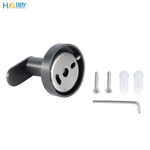 Móc treo đồ quần áo inox 304 sơn xám mẫu khoan Hobby home decor MT1X