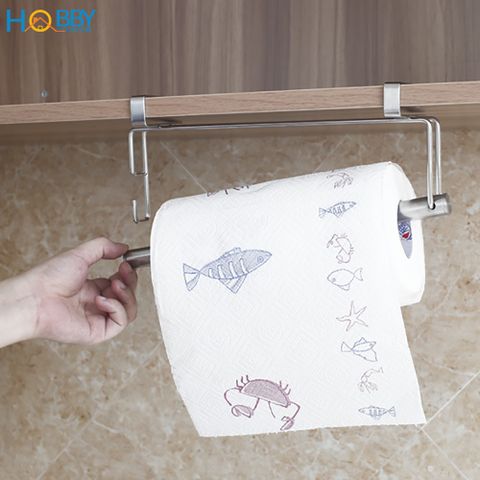Móc treo cuộn giấy dài lâu bếp gắn tủ inox 304 Hobby home decor MGC