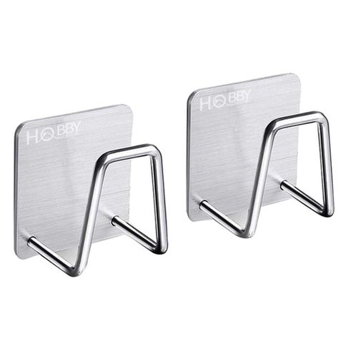 Combo 2 móc treo miếng rửa chén dán tường HOBBY Home Decor MCX-2